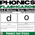 Phonics That Sticks™ | Phonics Flashcards with Movements & Chants | Alphabet