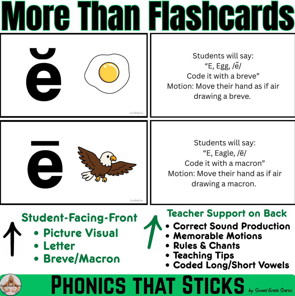 Phonics That Sticks™ | Picture Phonics Cards with Movements and Chants
