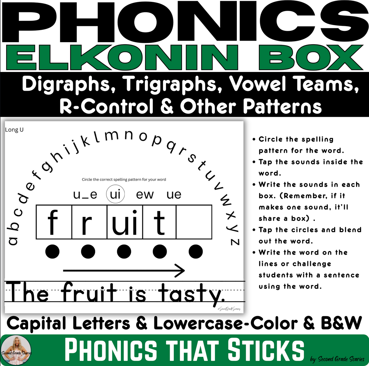 Elkonin Sound Boxes | Orthographic Mapping | Spelling mats | Advanced
